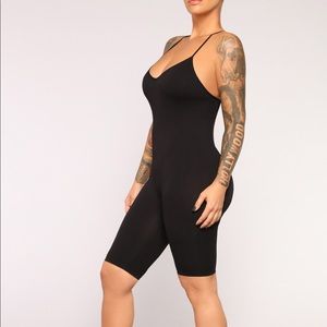 Fashion Nova - Hudson Seamless Romper - Black